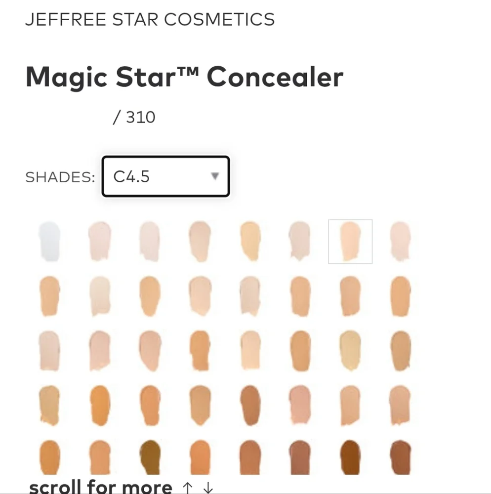 Jeffree Star Magic Star Liquid Concealer C4.5 New